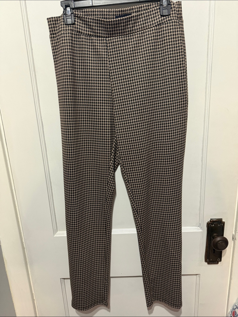 Tommy Hilfiger Brown & Black Houndstooth Leggings